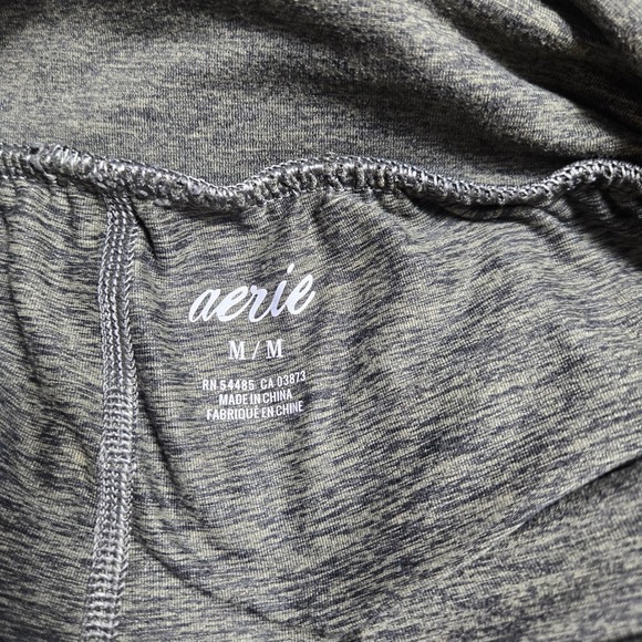 Aerie OFFLINE High Waisted Jogger Pants Heathered Olive Green Size Medium - Picture 3 of 7